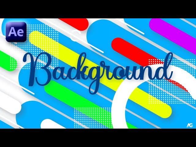 After Effects Tutorial - Motion Graphics Background Animation - No Plugins.