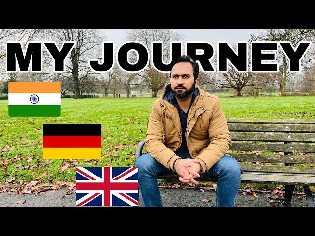 Journey Of My Life From India To UK Via Germany | Indian Vlogger In England