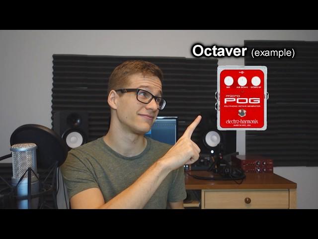 What's the difference between octaver, pitch shifter and harmonizer pedals?