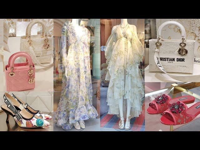 Shopping in Milan: DIOR, GUCCI, D&G, MAX MARA, CASADEI, ZIMMERMANN.. Luxury Shopping Vlog 2024.