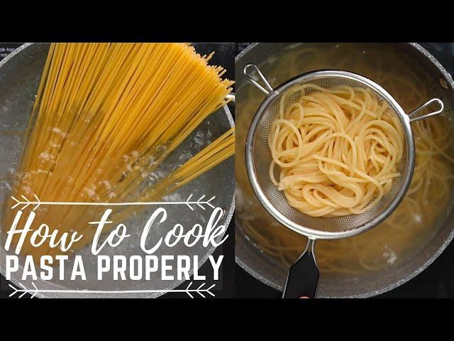 How To Cook Pasta Properly ( Step by Step Pasta Cooking )