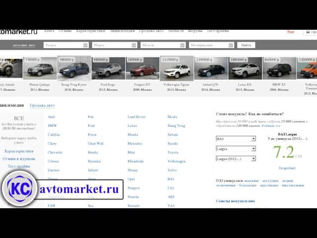 avtomarket.ru   автомобильный портал   отзывы