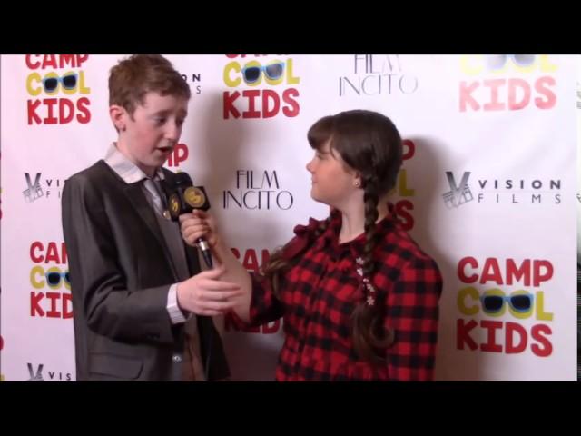 Reporter: Morgan B Bertsch interviews Connor Rosen who plays Spencer in the film Camp Cool Kids.