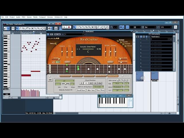 Создание музыки: VSTi "Живая" Гитара Real Guitar. Урок 7