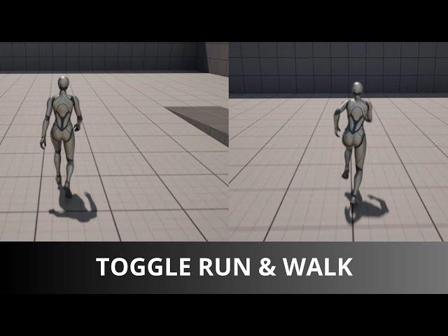 2 Ways to Easily Toggle Walk and Run in Unreal Engine 5