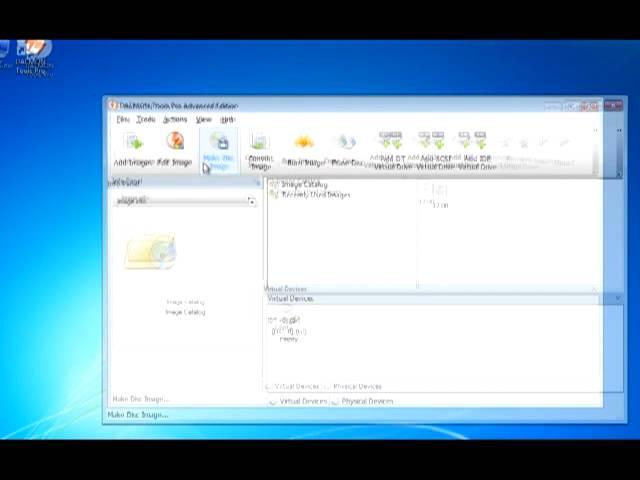 DAEMON Tools Pro. How to create disc image