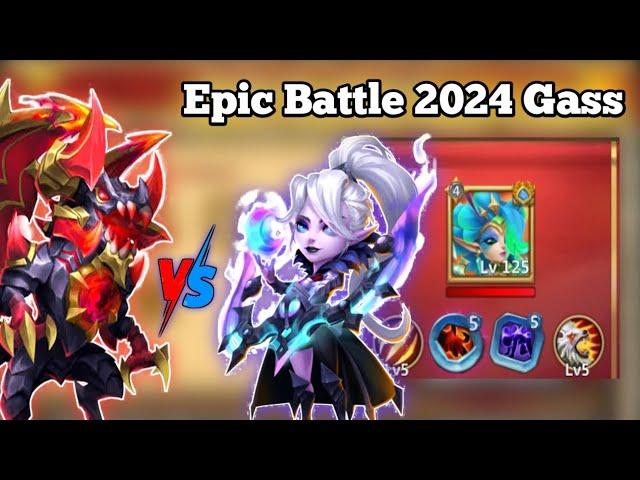 Castle Clash Epic Battle 2024 | Serratica Vs Flutterelle | Castle Clash Gameplay