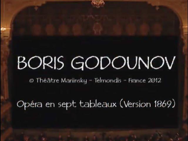 Modest Mussorgsky: BORIS GODUNOV (1869 version)