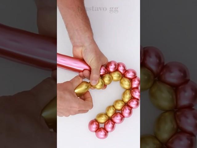  Watch This Stunning Balloon Heart Come to Life!  TWISTING for Valentine’s  Gustavo gg