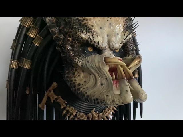 Custom Scott Marshall Jungle Hunter Closed Mouth Predator 1:1 Scale Head (Paint by Neny Dee)