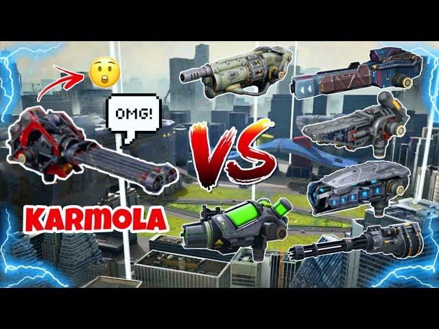 [WR] Karmola VS Light Weapon Comparison in |War Robots|