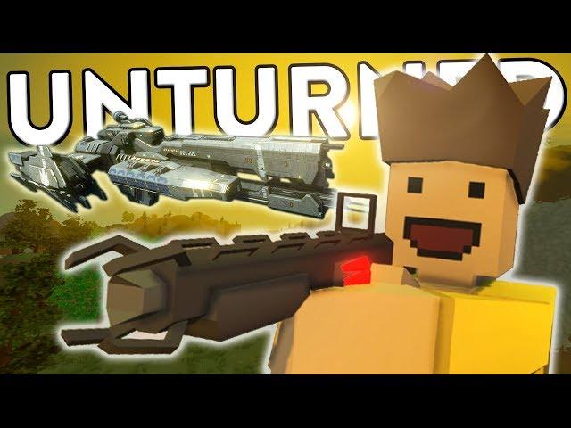 RAIDING A GIANT SPACE SHIP - Unturned Funny Moments! (Unturned Mods + RP)