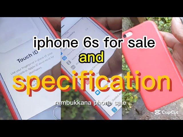 IPHONE 6S for sale #2024 #smartphone #specifications