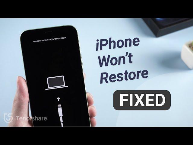 iPhone Won't Restore in Recovery Mode? Here is the Fix!| Top 3 Ways 2024