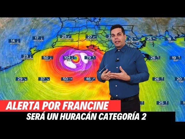 La #tormenta #tropical #francine pudiera ser un #huracan categoría 2 al llegar a #lousiana