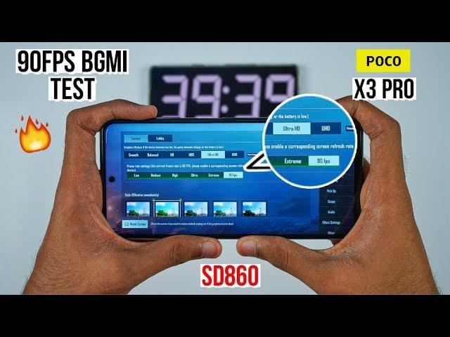 Poco X3 Pro 90FPS Pubg Test, Heating and Battery Test | Shocked 