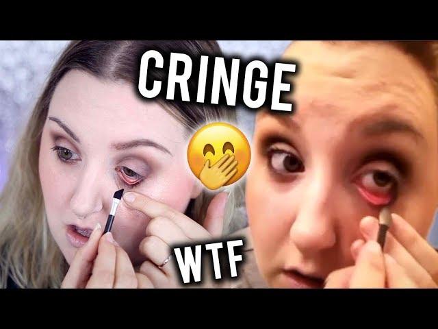 I TRIED FOLLOWING MY VERY FIRST MAKEUP TUTORIAL.. LOL CRINGEEE