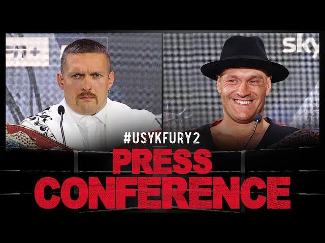 Oleksandr Usyk vs Tyson Fury 2 | PRESS CONFERENCE