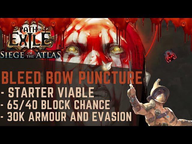 PoE 3.25 - Bleeding Bow Puncture build - Path of Exile Settlers of Kalguur