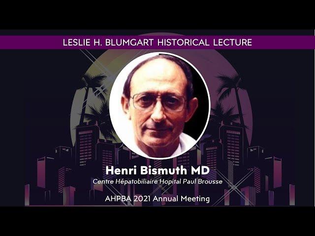 2021 Leslie Blumgart Historical Lecture