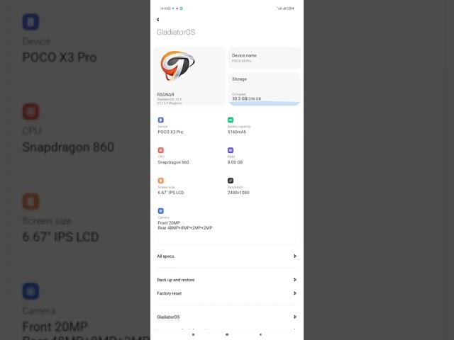 Poco x3 pro best gaming custom ROM /gladiator os V12.5.9