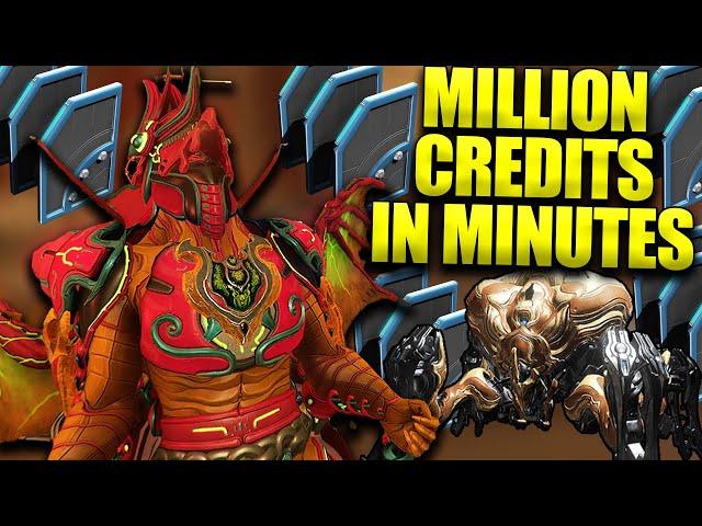 This Is The Fastest Credit Farming In Warframe! Million Credits In Minutes! Profit Taker Guide