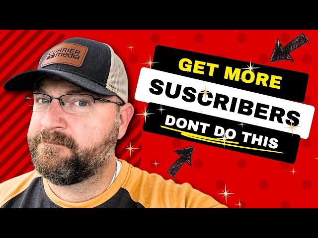 Why YOU Won’t Get More Subscribers on YouTube in 2024