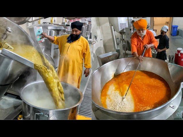 Fully Automatic Mega Kitchen at Gurudwara Bangla Sahib | Biggest Community Kitchen | Langar Making