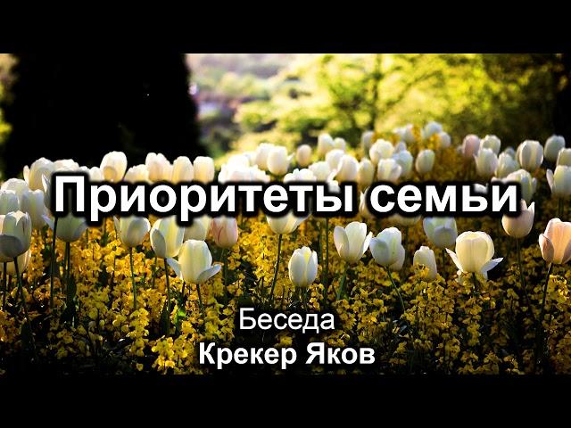 Приоритеты семьи. Крекер Яков. Беседа. МСЦ ЕХБ