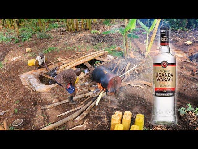 Uganda's Famous Waragi secret Liquor Recipe Revealed , Step-by-Step, Strongest Drink in the World 