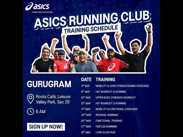 Interval Running With ASICS Running Club (ARC) (20th MAY 2025)