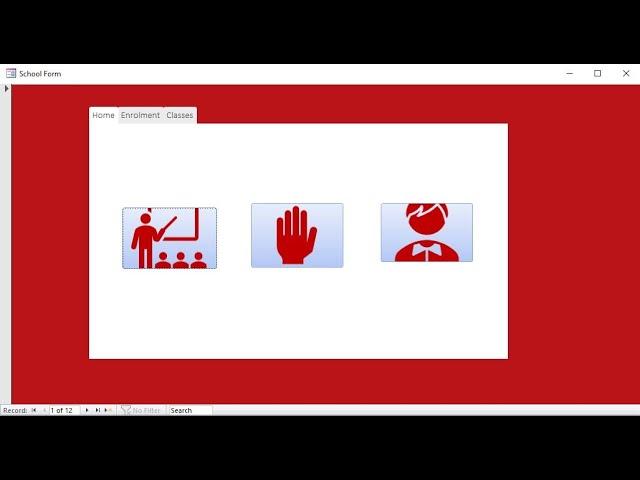 Creating a simple UI In Microsoft Access