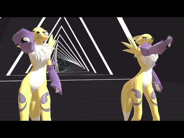 MMD Renamon - Chocolate cream