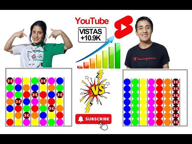 Desafío de Pelotas de Colores ¡Viral Shorts que te Dejarán Sorprendido! #games #videoviral