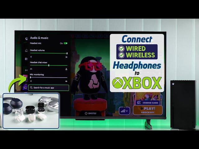 Xbox Series X: How to Connect Any Headset! [Wired or Wireless Bluetooth]