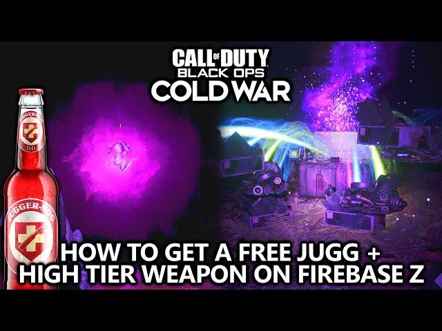 COD Cold War Firebase Z - Free Juggernog Perk + High Tier Weapon w/ Secret Room Easter Egg