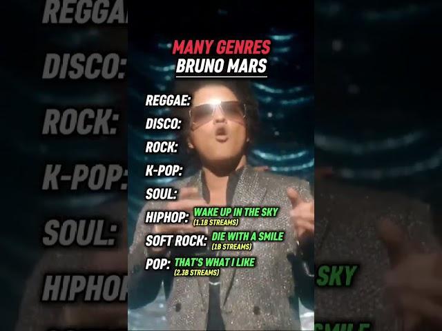 Does Bruno Ever Miss?? #brunomars #shorts #music #trending #viralvideo #fyp #kpop