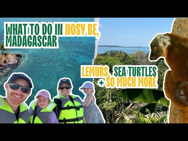 The Best Day in Nosy Be, Madagascar! Lemur Encounters, Island Adventures & Giant Sea Turtles