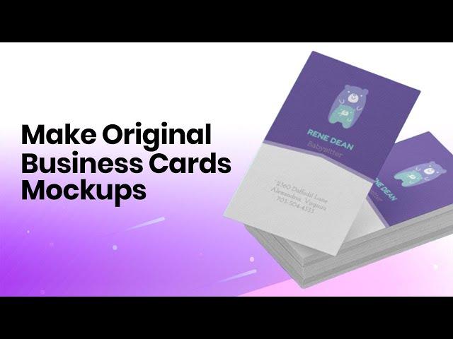 Make Original Business Cards Mockups