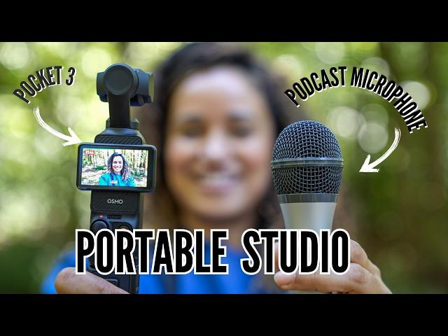 Using the DJI Osmo Pocket 3 Creator Combo + Podcast Microphone