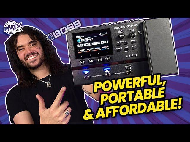 An Amp & Effects Modeller That's As Powerful As It is Portable! -  BOSS GX-10 Demo