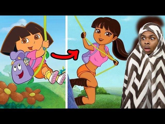 Amazing Cartoon Character Glow Up Transformations