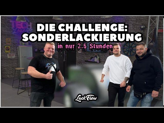  Lackieren im Rampenlicht! Sonderlackierung in 2.5 Stunden! 