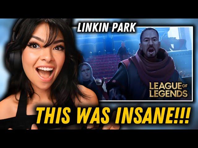 Heavy Is The Crown ft. Linkin Park (Official Music Video) | League of Legends Worlds 2024 | REACTION