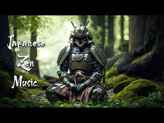 Morning Zen in the Green Forest with Japanese Flute Music - Japanese Zen Music For Soothing, Healing