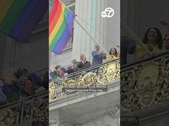 Flag raised at SF City Hall to kick off 2024 Pride Month