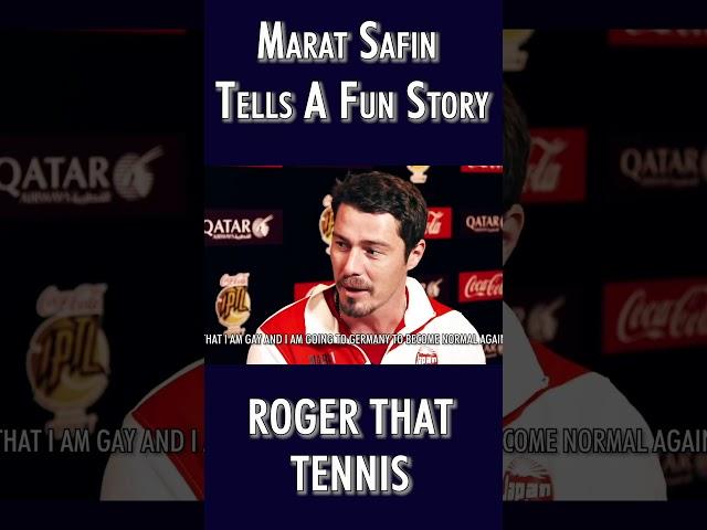 Marat Safin Telling A Fun Story  #shorts