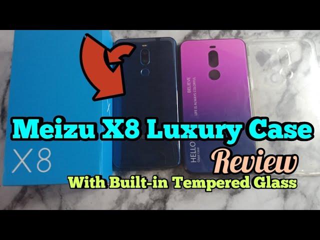 Meizu X8 Case Review | Rezzol Tempered Glass Silicone Bumper Hard Back Cover+Luxury Gradient+TPU