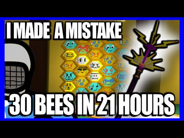 I MADE A MISTAKE... | ROBLOX Bee Swarm Simulator Noob to Pro Series Episode 7