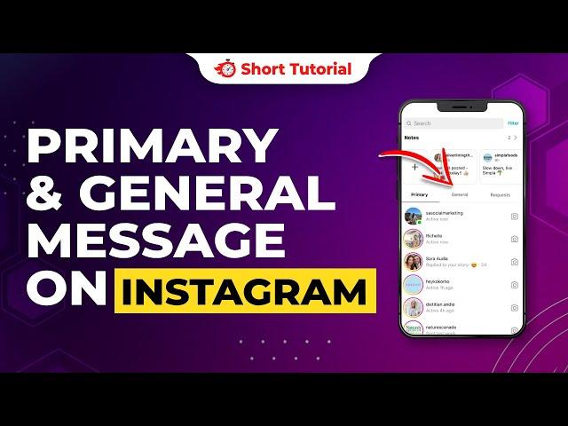 How to get primary and general dms on Instagram 2024 | Initial Solution